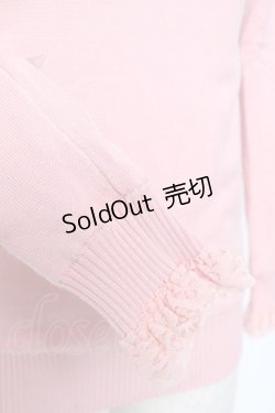 画像4: Snowdrop to Saint Maria / フラワーパールレースハイネックニットトップス  ピンク Y-26-01-05-082-LO-TO-SZ-ZY