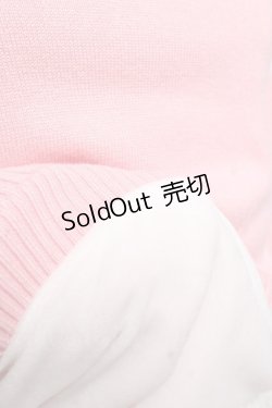 画像5: Snowdrop to Saint Maria / フラワーパールレースハイネックニットトップス  ピンク Y-26-01-05-082-LO-TO-SZ-ZY