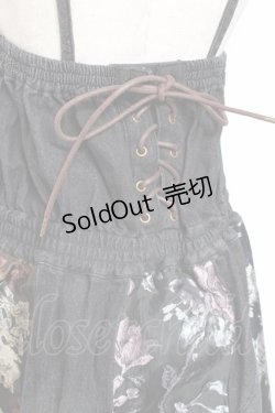 画像4: axes femme / パッチワーク風ジャンスカ M 黒 Y-26-01-05-083-AX-OP-SZ-ZY