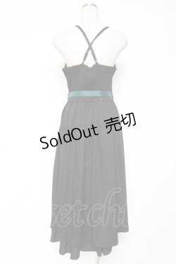 画像3: axes femme / チャイナ風刺繍キャミワンピース F 黒 Y-26-01-05-084-AX-OP-SZ-ZS