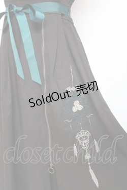 画像4: axes femme / チャイナ風刺繍キャミワンピース F 黒 Y-26-01-05-084-AX-OP-SZ-ZS