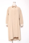 axes femme / フィッシュテールシャツワンピース F ベージュ Y-26-01-05-088-AX-OP-SZ-ZY