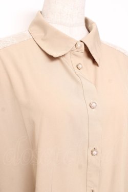 画像4: axes femme / フィッシュテールシャツワンピース F ベージュ Y-26-01-05-088-AX-OP-SZ-ZY