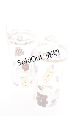 画像1: Innocent World / チョコレートテディ グラスセット   Y-26-01-05-019-IW-ZA-SZ-ZY