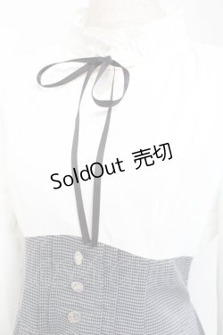 画像4: axes femme / ハイウエストドッキングワンピース F 紺 Y-26-01-05-090-AX-OP-SZ-ZY