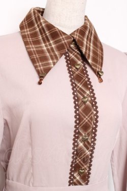 画像3: axes femme / デリスショコラシャツワンピース F ピンク Y-26-01-05-091-AX-OP-SZ-ZY