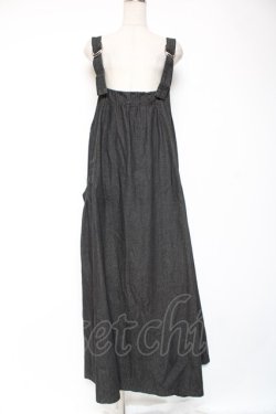 画像1: axes femme / デニムマキシジャンスカ  黒 Y-26-01-05-095-AX-OP-SZ-ZY