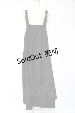 画像1: axes femme / デニムマキシジャンスカ  黒 Y-26-01-05-095-AX-OP-SZ-ZS