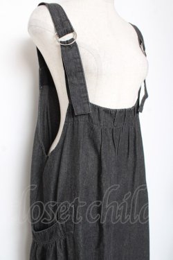 画像4: axes femme / デニムマキシジャンスカ  黒 Y-26-01-05-095-AX-OP-SZ-ZY