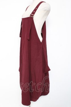 画像2: axes femme / 変型ジャンスカ  ワイン Y-26-01-05-096-AX-OP-SZ-ZY