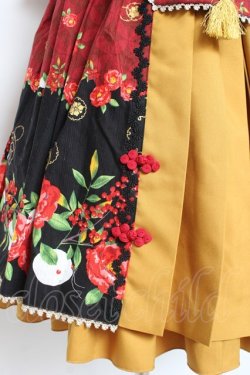 画像7: metamorphose / 風花のゆきうさぎプリーツジャンパースカート  赤 Y-26-01-05-098-ME-OP-SZ-ZY