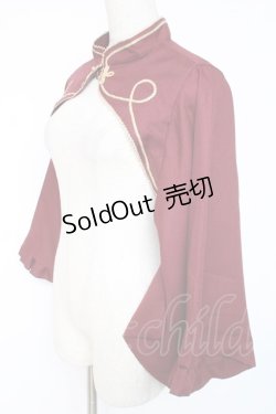 画像2: metamorphose / 無地着物袖ボレロ  エンジ Y-26-01-05-099-ME-TO-SZ-ZY