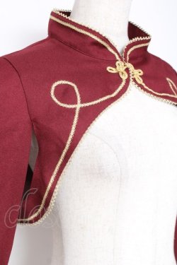 画像5: metamorphose / 無地着物袖ボレロ  エンジ Y-26-01-05-099-ME-TO-SZ-ZY