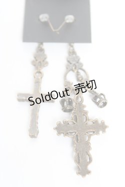 画像2: BPN / クロスピアス  アンティークゴールド Y-26-01-05-002-GO-AC-SZ-ZY