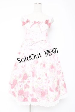 画像1: BABY, THE STARS SHINE BRIGHT / スローモーションブーケ〜あの日の私の想い〜柄ジャンパースカート  ピンク Y-26-01-05-101-BA-OP-SZ-ZY