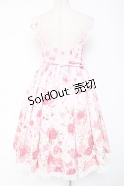 画像3: BABY, THE STARS SHINE BRIGHT / スローモーションブーケ〜あの日の私の想い〜柄ジャンパースカート  ピンク Y-26-01-05-101-BA-OP-SZ-ZY