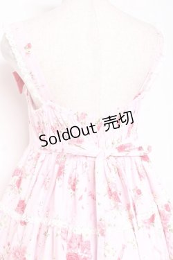 画像4: BABY, THE STARS SHINE BRIGHT / スローモーションブーケ〜あの日の私の想い〜柄ジャンパースカート  ピンク Y-26-01-05-101-BA-OP-SZ-ZY