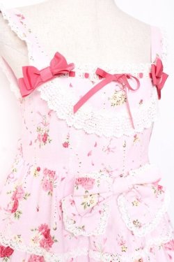 画像5: BABY, THE STARS SHINE BRIGHT / スローモーションブーケ〜あの日の私の想い〜柄ジャンパースカート  ピンク Y-26-01-05-101-BA-OP-SZ-ZY