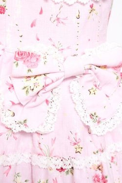 画像7: BABY, THE STARS SHINE BRIGHT / スローモーションブーケ〜あの日の私の想い〜柄ジャンパースカート  ピンク Y-26-01-05-101-BA-OP-SZ-ZY