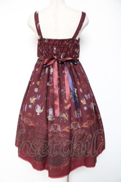 画像3: ALICE and the PIRATES / 魔女と悪魔の西洋菓子店〜ソロモンの小さな鍵と秘密のレシピ〜柄ジャンパースカートII  ワイン Y-26-01-05-102-PA-OP-SZ-ZY