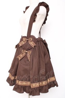 画像2: BABY, THE STARS SHINE BRIGHT / Waffle Cottonポケットスカート  ブラウン Y-26-01-05-103-BA-SK-SZ-ZY