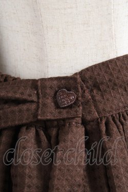 画像7: BABY, THE STARS SHINE BRIGHT / Waffle Cottonポケットスカート  ブラウン Y-26-01-05-103-BA-SK-SZ-ZY
