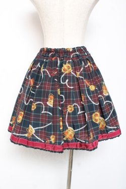 画像2: Ank Rouge / 王冠×パールチェーンptスカート M 紺 Y-26-01-05-104-CA-SK-SZ-ZY