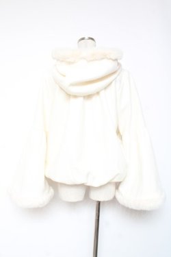 画像3: axes femme POETIQUE / ベルスリーブフード付コート M 生成り Y-26-01-05-105-AX-CO-SZ-ZY