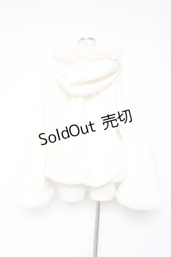 画像3: axes femme POETIQUE / ベルスリーブフード付コート M 生成り Y-26-01-05-105-AX-CO-SZ-ZY