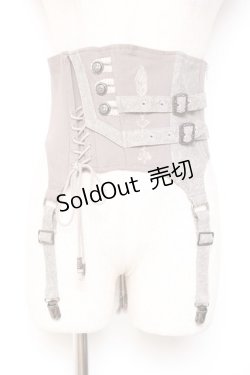 画像1: Rozen Kavalier / ガーター付きコルセット  ベージュ Y-26-01-05-107-OO-TO-SZ-ZS