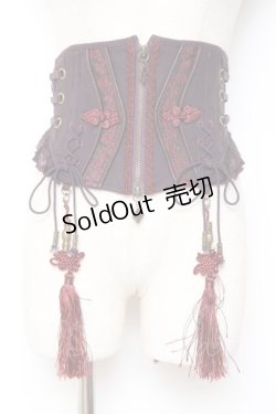 画像1: Ozz oneste / チャイナタッセルコルセット  紫 Y-26-01-05-108-OO-TO-SZ-ZY