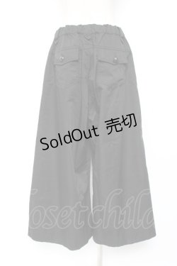 画像3: ALGONQUINS / 丸スタッズベルトデザインワイドパンツ F 黒 Y-26-01-05-109-AL-PA-SZ-ZY