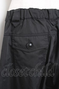 画像4: ALGONQUINS / 丸スタッズベルトデザインワイドパンツ F 黒 Y-26-01-05-109-AL-PA-SZ-ZY