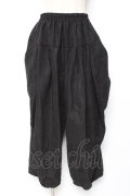 axes femme / タック変形パンツ  黒 Y-26-01-05-111-AX-PA-SZ-ZY