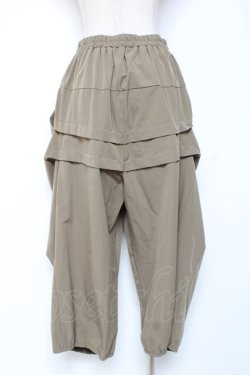 画像2: axes femme / タック変形パンツ  カーキ Y-26-01-05-112-AX-PA-SZ-ZY