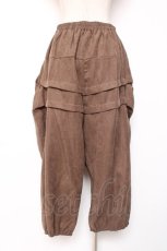 画像2: axes femme / タック変形パンツ  ブラウン Y-26-01-05-113-AX-PA-SZ-ZT582 (2)