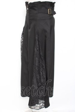 画像2: axes femme / ハイウエストロングスカート M 黒 Y-26-01-05-117-AX-SK-SZ-ZY