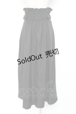 画像3: axes femme / ハイウエストロングスカート M 黒 Y-26-01-05-117-AX-SK-SZ-ZY