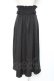 画像3: axes femme / ハイウエストロングスカート M 黒 Y-26-01-05-117-AX-SK-SZ-ZY (3)