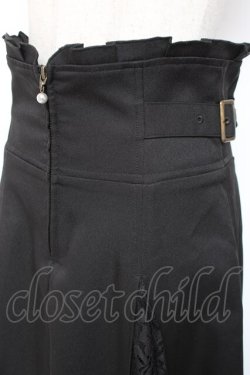 画像4: axes femme / ハイウエストロングスカート M 黒 Y-26-01-05-117-AX-SK-SZ-ZY