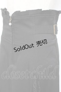 画像4: axes femme / ハイウエストロングスカート M 黒 Y-26-01-05-117-AX-SK-SZ-ZY