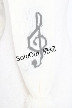 画像2: Heart E / ぽんぽんマフラー  アイボリー Y-26-01-05-030-LO-ZA-SZ-ZY