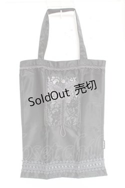 画像1: Ozz Croce / ナイロンエコバッグ  黒 Y-26-01-05-033-OO-BG-SZ-ZY