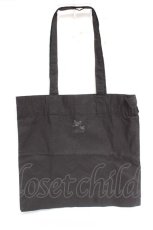 画像1: K211148 / ロゴptトートバッグ  黒 Y-26-01-05-034-LO-BG-SZ-ZTK038 (1)