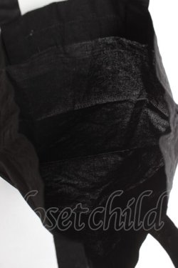 画像4: K211148 / ロゴptトートバッグ  黒 Y-26-01-05-034-LO-BG-SZ-ZY