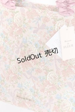 画像4: Maison de FLEUR / ゴブランフリルハンドルバッグ  ピンク Y-26-01-05-036-LO-BG-SZ-ZT335