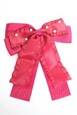 画像1: m petit by misako / パールリボンクリップ   Y-26-01-07-001-LO-AC-SZ-ZY