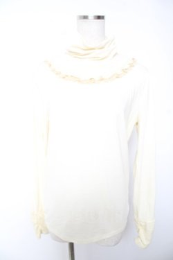 画像1: axes femme / ハイネックインナープルオーバー M 生成り Y-26-01-07-039-AX-TO-SZ-ZY