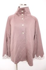 画像1: axes femme / ダンボールニットケープ  モカ Y-26-01-07-049-AX-TO-SZ-ZT013 (1)