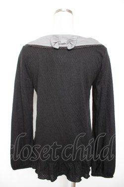 画像2: axes femme / ローウエストAラインプルオーバー M クロ Y-26-01-07-057-AX-TO-SZ-ZY